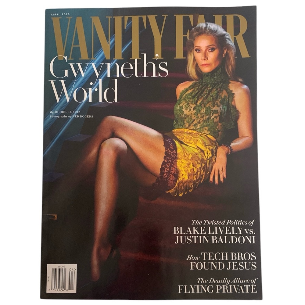 Vanity Fair Magazine April 2025 Gwyneth Paltrow Blake Lively Justin Baldoni
